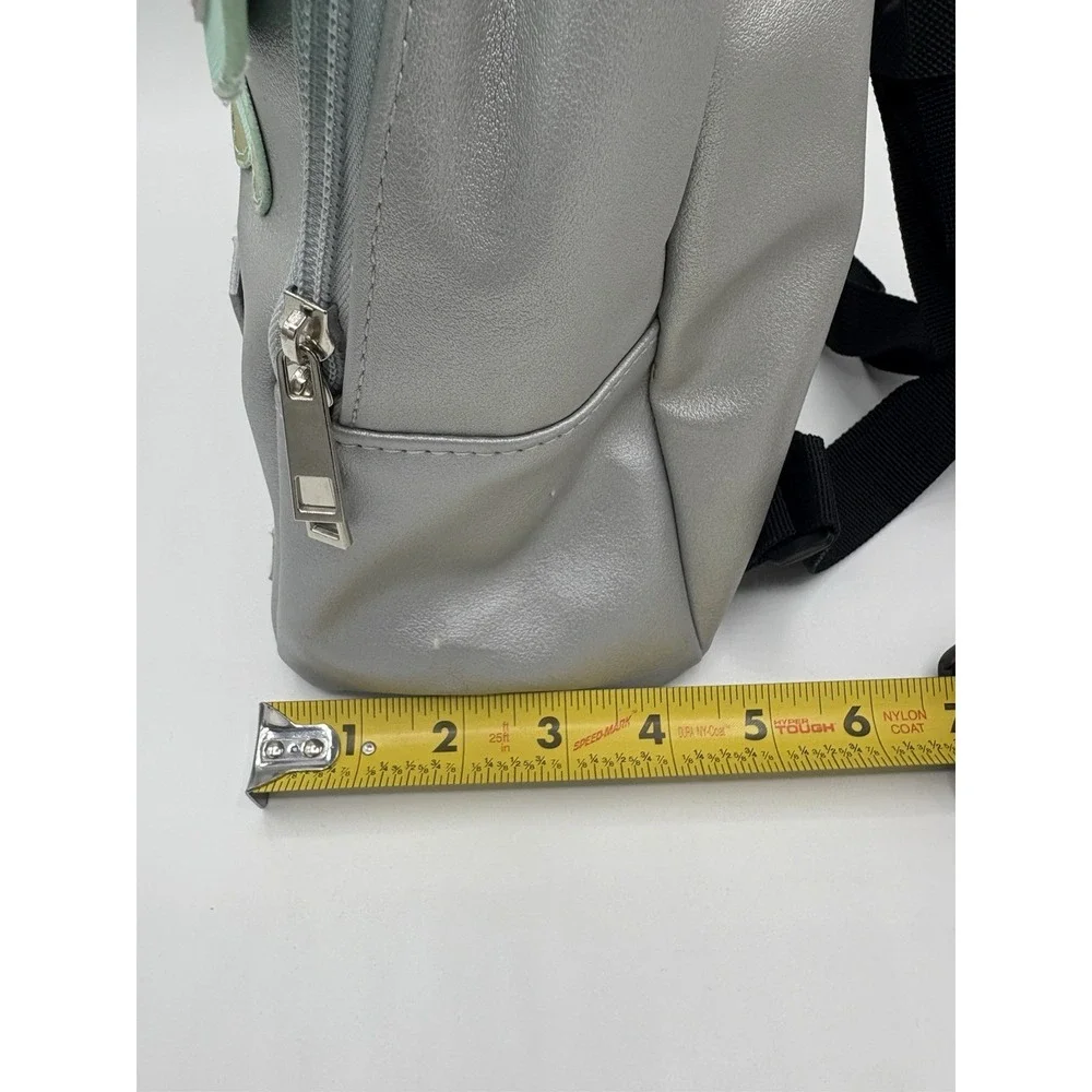 NEW Bioworld Mini‎ Backpack Grogu The Child Mandalorian Silver Flawed Scuffs
